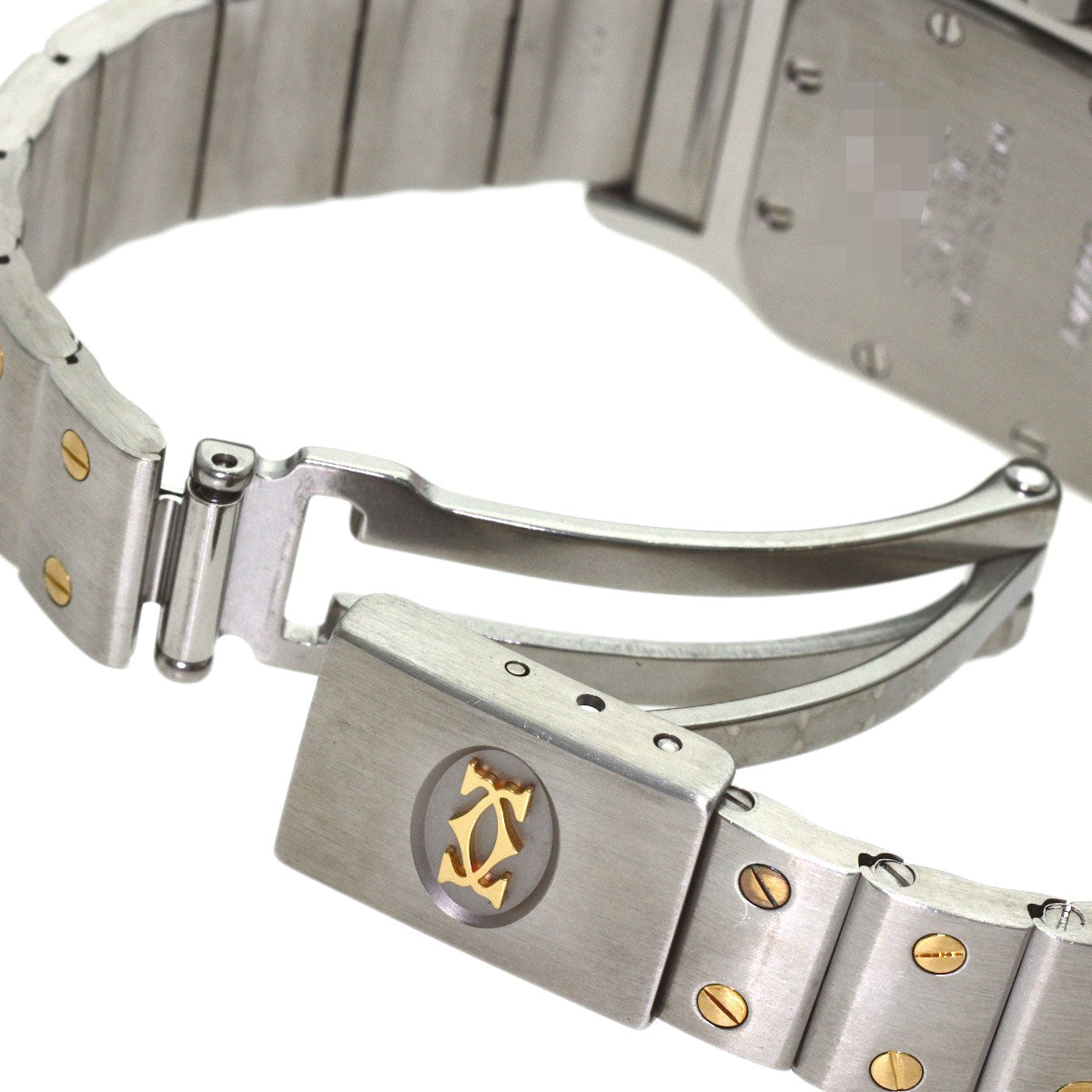 CARTIER Santosgalbe SM Watches W20031C4 Stainless Steel/Stainless Steel Ladies