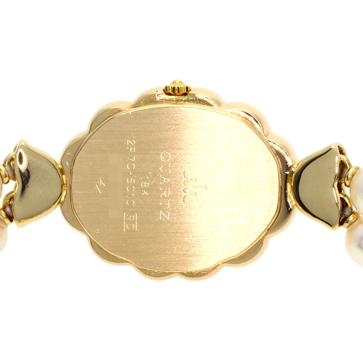 SEIKO Pearl Pearl DiamondBezel Watches GHWF987 2F70-5010 K18 Yellow Gold/PearlxK18YG Ladies