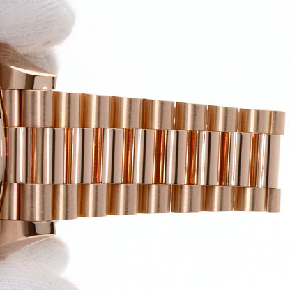 ROLEX Day-Date 40 10P Diamond Watches 228235A K18 Pink Gold/18K Pink Gold mens