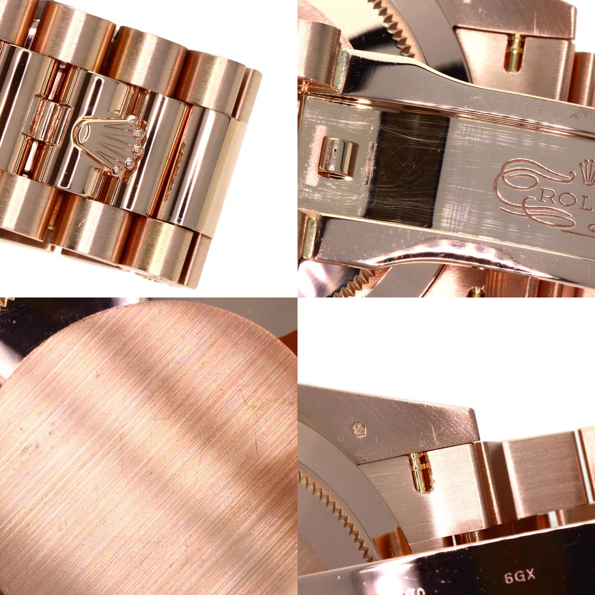 ROLEX Day-Date 40 10P Diamond Watches 228235A K18 Pink Gold/18K Pink Gold mens