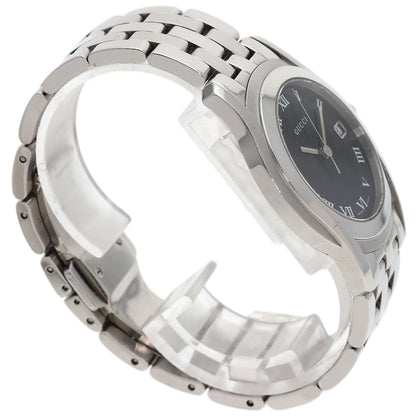 GUCCI Round face Watches 5500M Stainless Steel/Stainless Steel mens