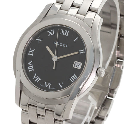 GUCCI Round face Watches 5500M Stainless Steel/Stainless Steel mens