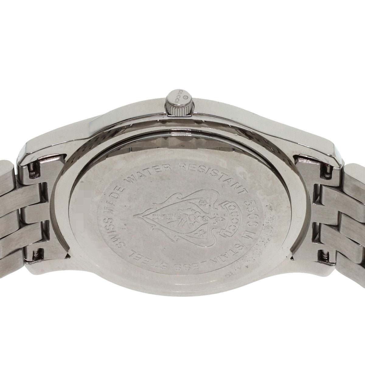 GUCCI Round face Watches 5500M Stainless Steel/Stainless Steel mens