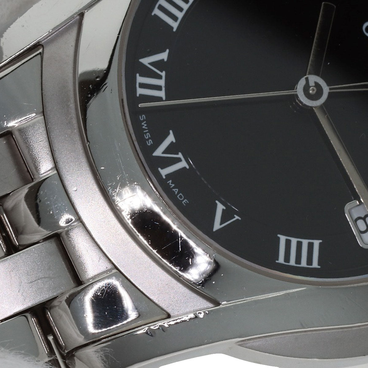GUCCI Round face Watches 5500M Stainless Steel/Stainless Steel mens