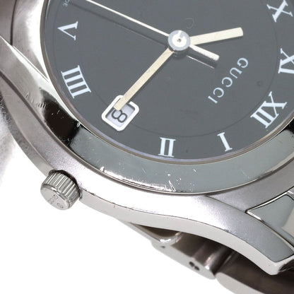 GUCCI Round face Watches 5500M Stainless Steel/Stainless Steel mens