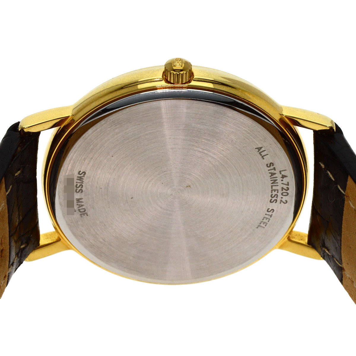 LONGINES Grand classic Watches L4.720.2 Gold Plated/Leather mens