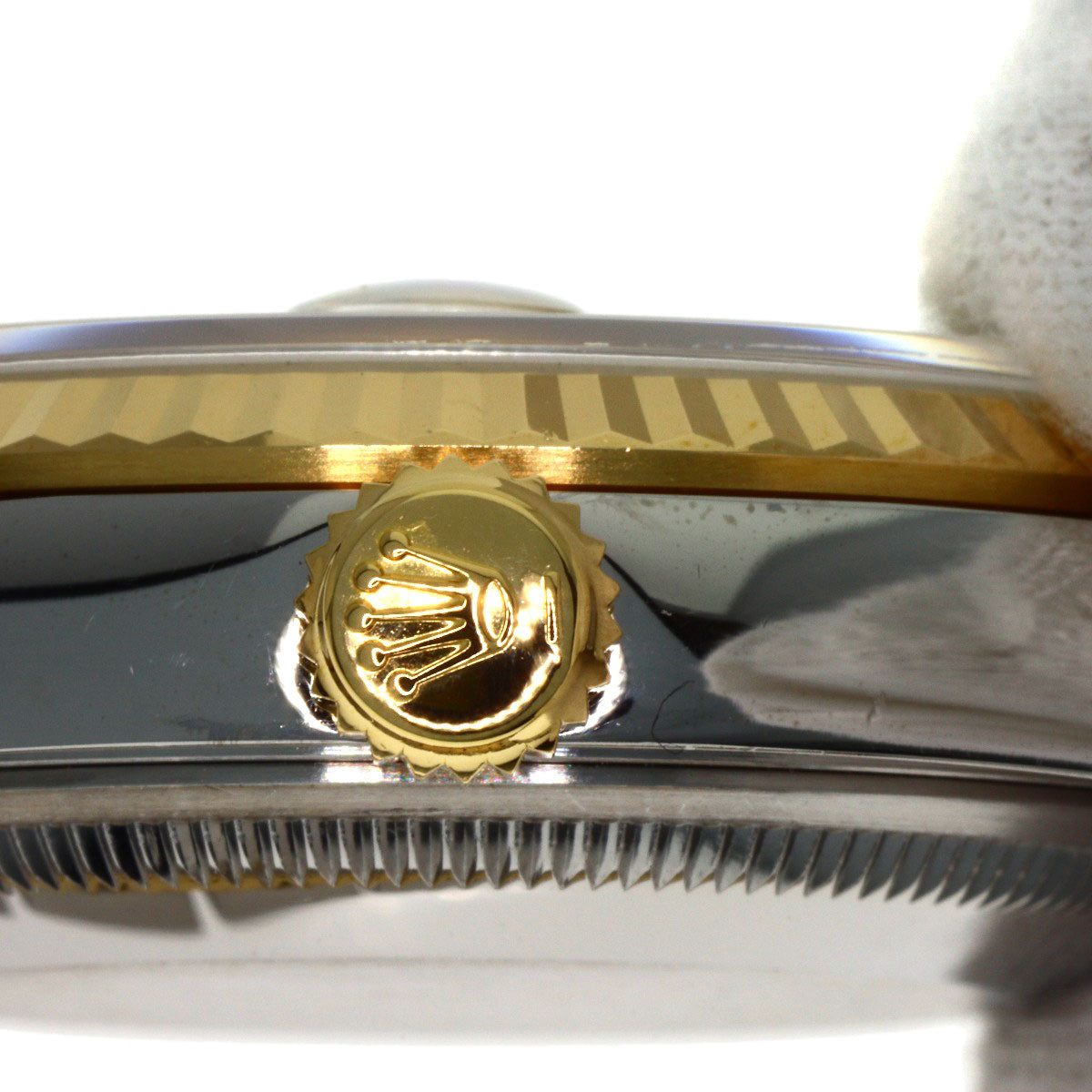 ROLEX DATEJUST 10P Diamond Watches 16233G Stainless Steel/SSxK18YG mens