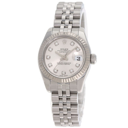 ROLEX DATEJUST 10P Diamond Watches 179174G Stainless Steel/Stainless Steel Ladies