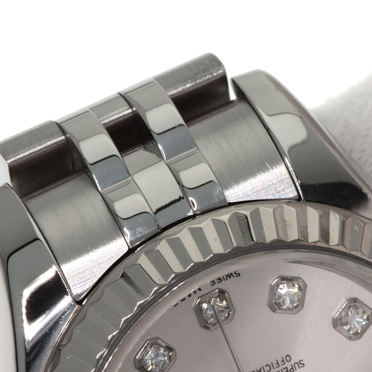 ROLEX DATEJUST 10P Diamond Watches 179174G Stainless Steel/Stainless Steel Ladies