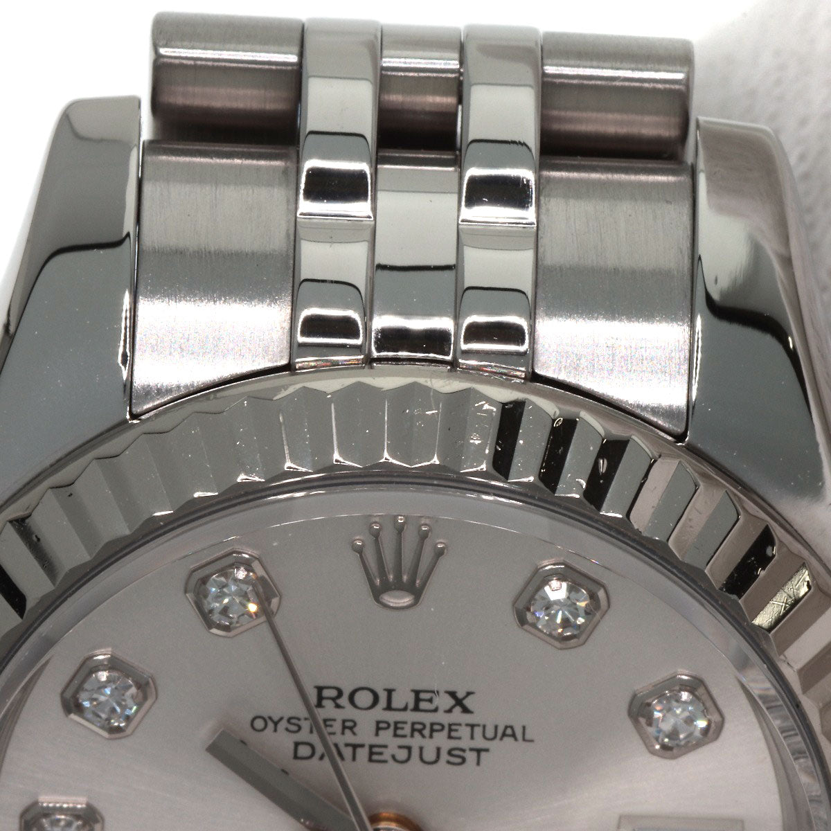 ROLEX DATEJUST 10P Diamond Watches 179174G Stainless Steel/Stainless Steel Ladies