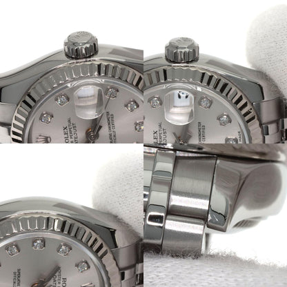 ROLEX DATEJUST 10P Diamond Watches 179174G Stainless Steel/Stainless Steel Ladies