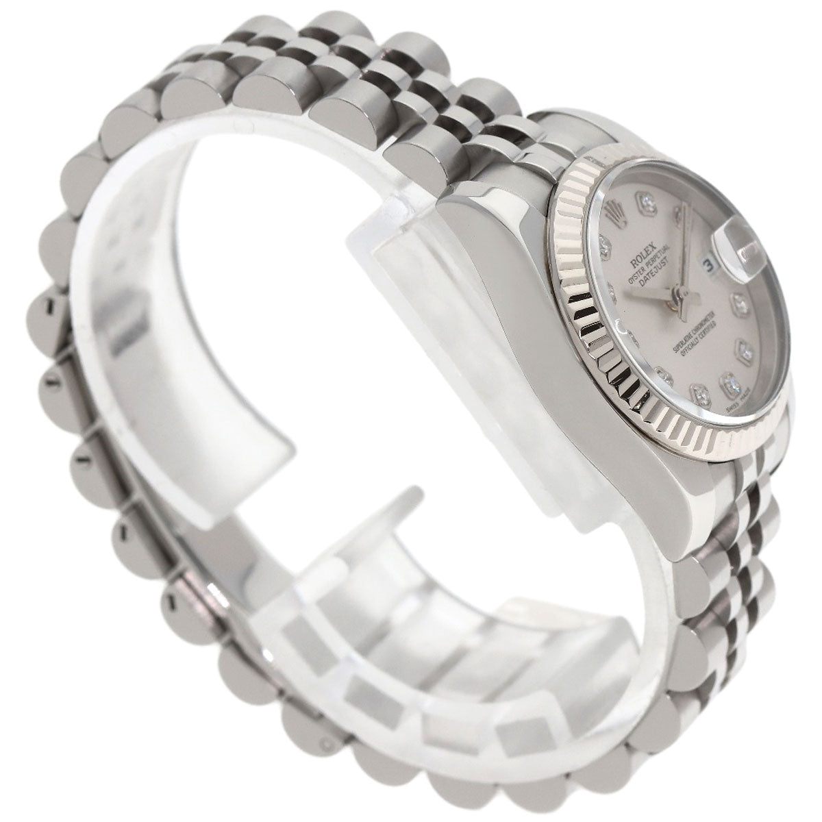 ROLEX DATEJUST 10P Diamond Watches 179174G Stainless Steel/Stainless Steel Ladies