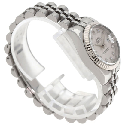 ROLEX DATEJUST 10P Diamond Watches 179174G Stainless Steel/Stainless Steel Ladies