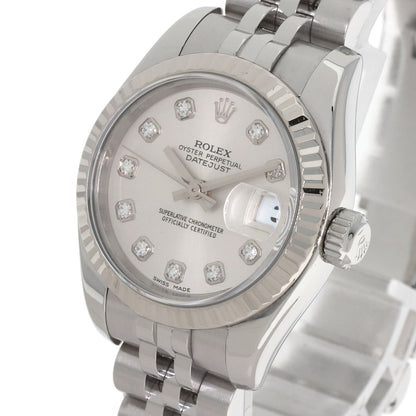 ROLEX DATEJUST 10P Diamond Watches 179174G Stainless Steel/Stainless Steel Ladies
