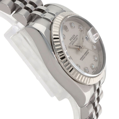 ROLEX DATEJUST 10P Diamond Watches 179174G Stainless Steel/Stainless Steel Ladies