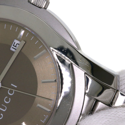GUCCI Round face Watches 5500XL Stainless Steel/Stainless Steel mens