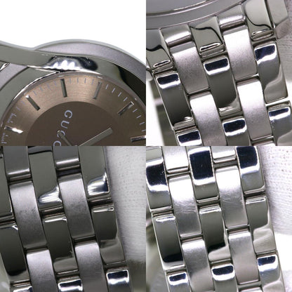 GUCCI Round face Watches 5500XL Stainless Steel/Stainless Steel mens