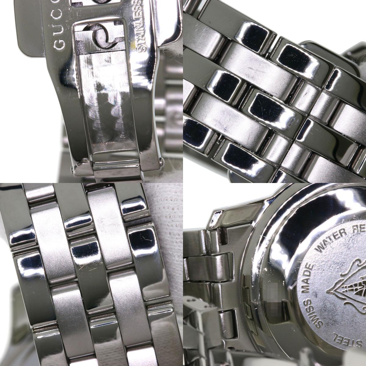 GUCCI Round face Watches 5500XL Stainless Steel/Stainless Steel mens
