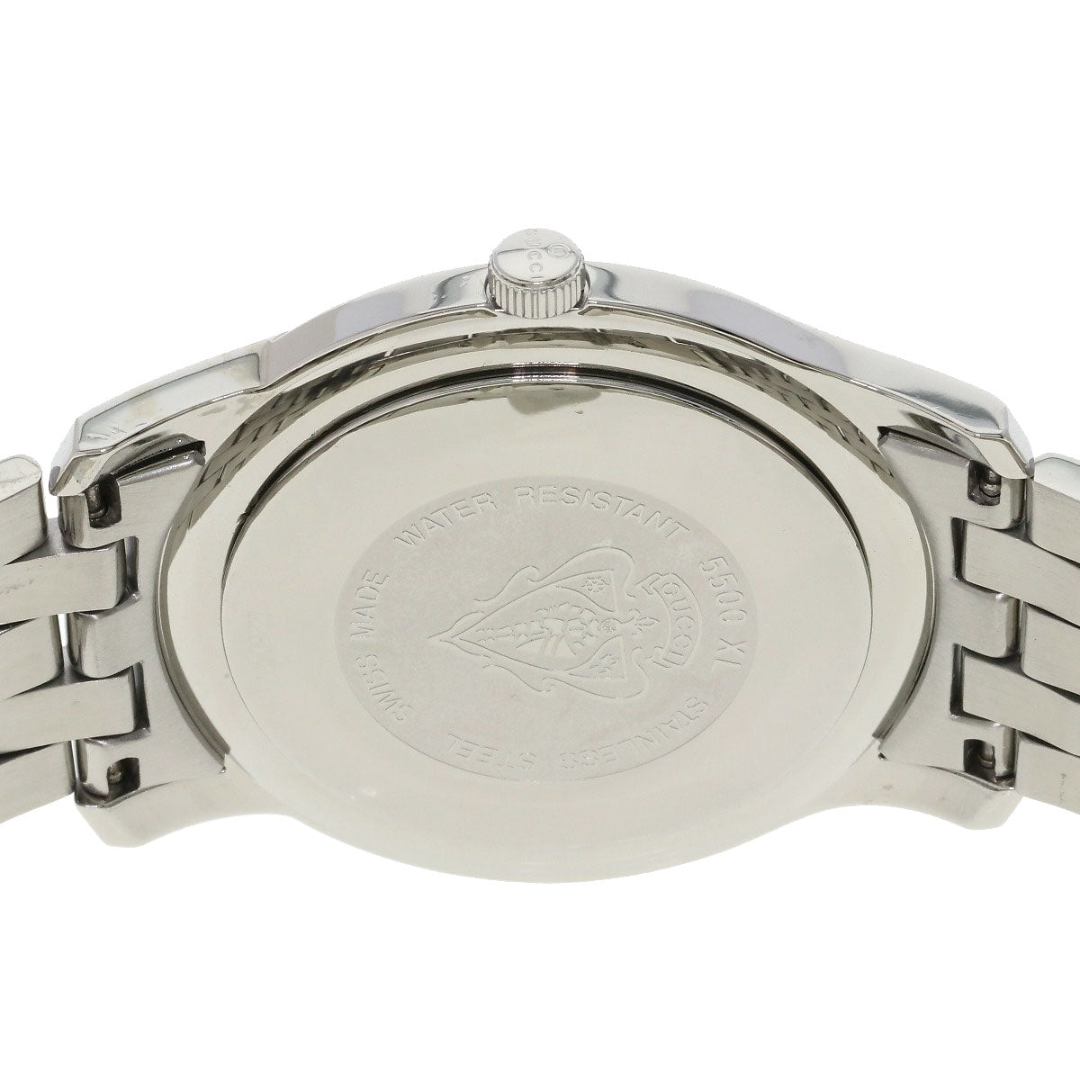 GUCCI Round face Watches 5500XL Stainless Steel/Stainless Steel mens