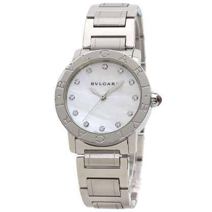 BVLGARI BVLGARI BVLGARI 12P Diamond Watches BBL33WSS/12 Stainless Steel/Stainless Steel Ladies