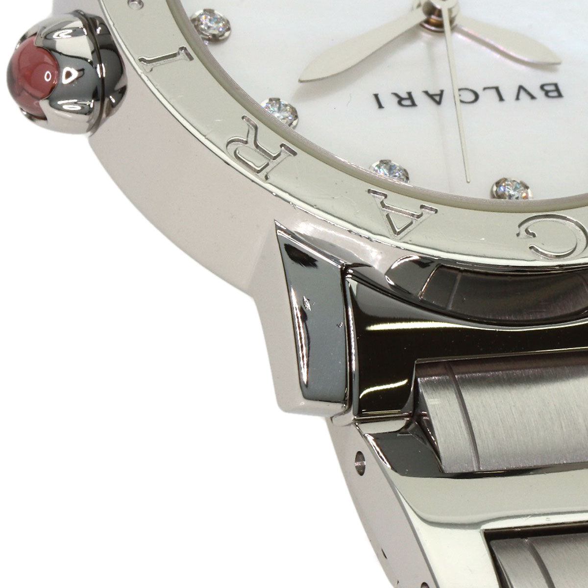 BVLGARI BVLGARI BVLGARI 12P Diamond Watches BBL33WSS/12 Stainless Steel/Stainless Steel Ladies
