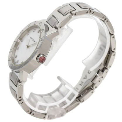 BVLGARI BVLGARI BVLGARI 12P Diamond Watches BBL33WSS/12 Stainless Steel/Stainless Steel Ladies