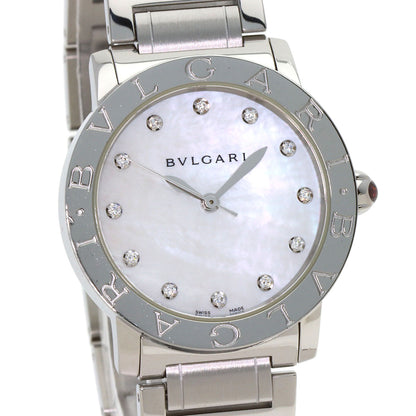 BVLGARI BVLGARI BVLGARI 12P Diamond Watches BBL33WSS/12 Stainless Steel/Stainless Steel Ladies