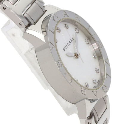 BVLGARI BVLGARI BVLGARI 12P Diamond Watches BBL33WSS/12 Stainless Steel/Stainless Steel Ladies