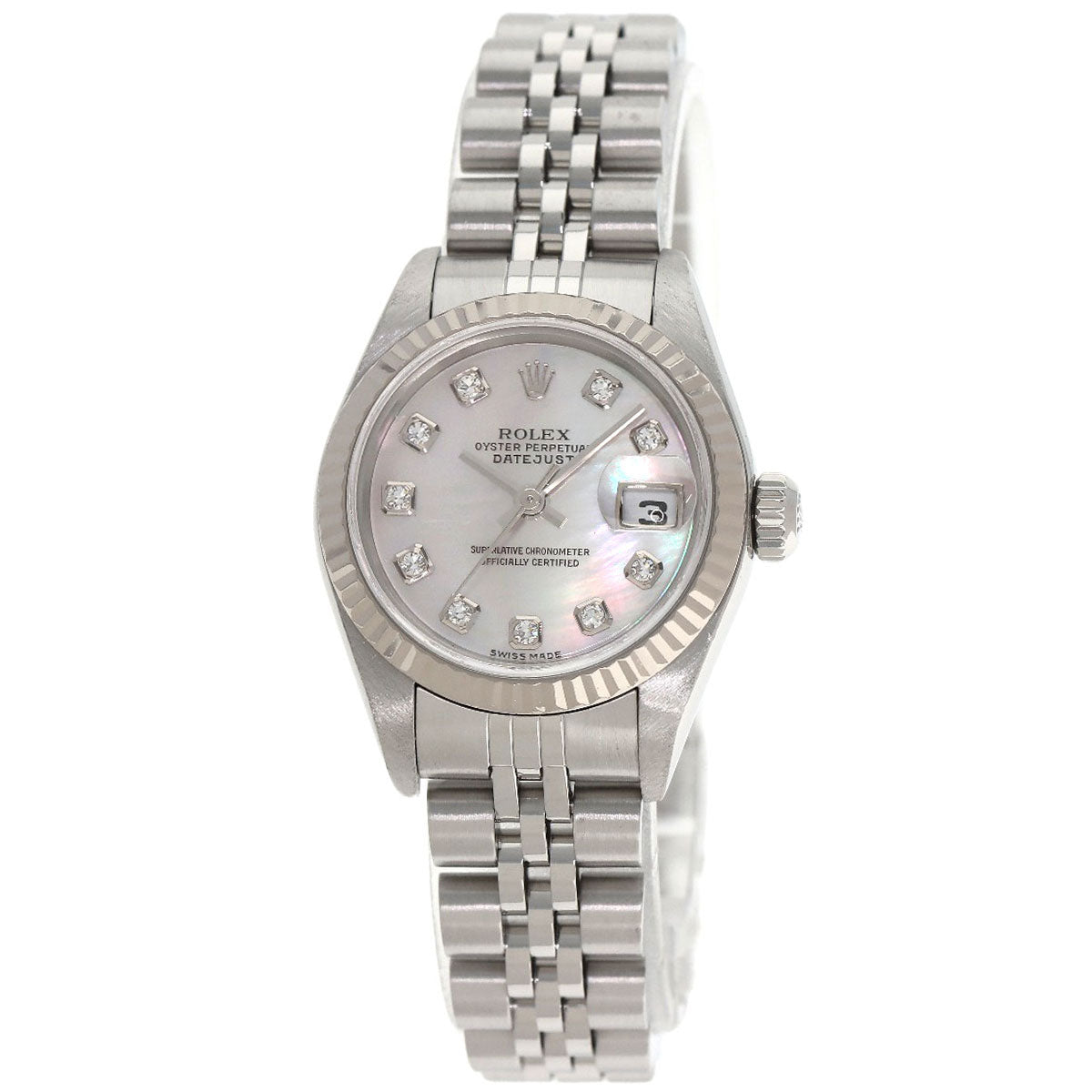 ROLEX DATEJUST 10P Diamond Watches 79174NG Stainless Steel/Stainless Steel Ladies