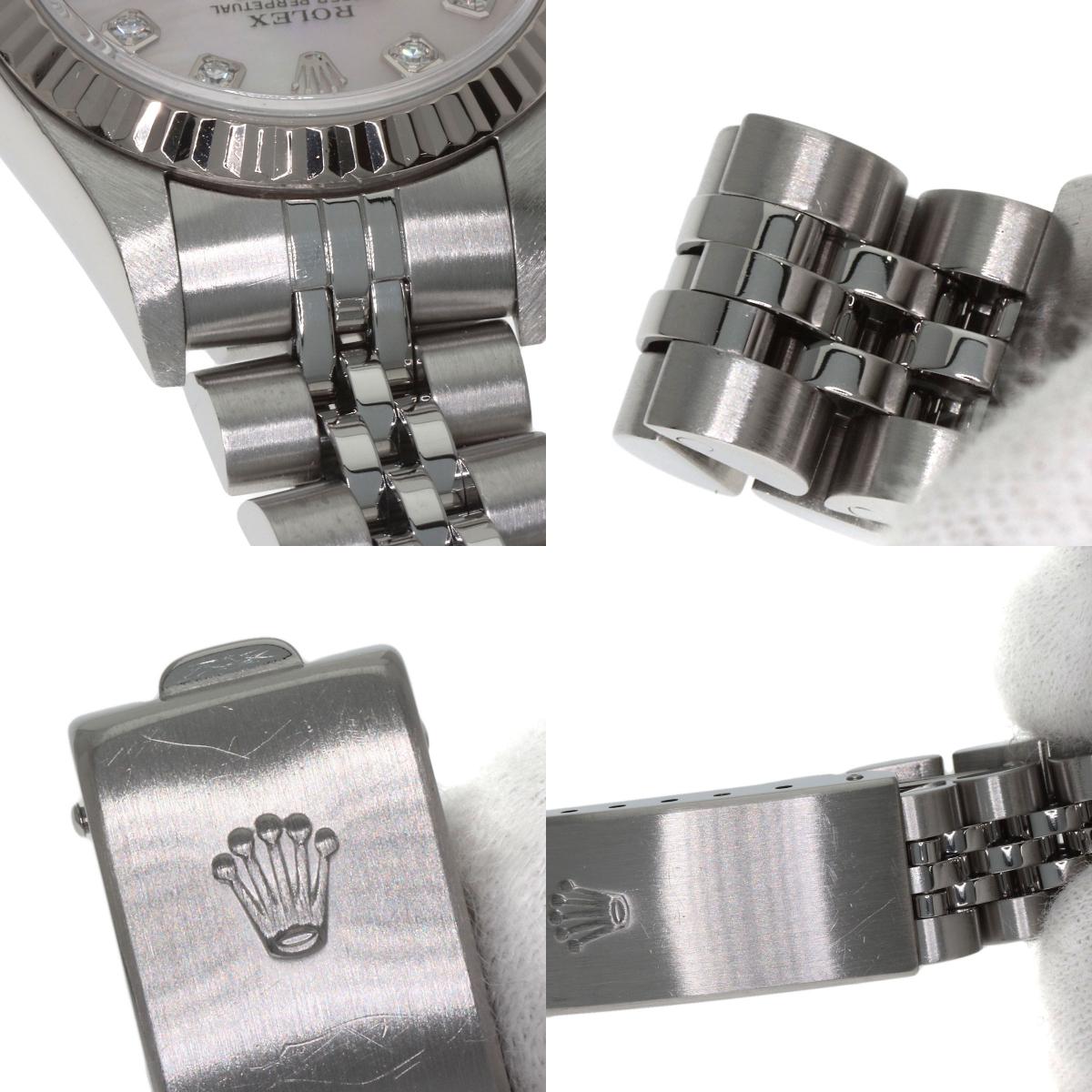 ROLEX DATEJUST 10P Diamond Watches 79174NG Stainless Steel/Stainless Steel Ladies