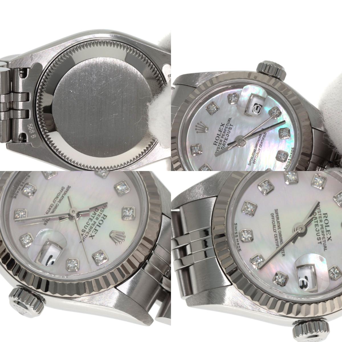 ROLEX DATEJUST 10P Diamond Watches 79174NG Stainless Steel/Stainless Steel Ladies
