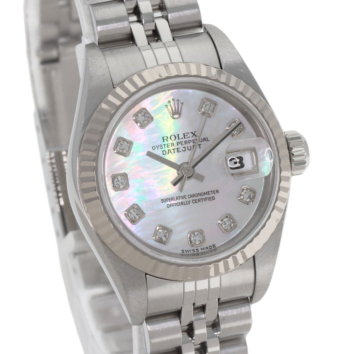 ROLEX DATEJUST 10P Diamond Watches 79174NG Stainless Steel/Stainless Steel Ladies