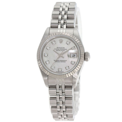 ROLEX DATEJUST 10P Diamond Watches 69174NG Stainless Steel/Stainless Steel Ladies