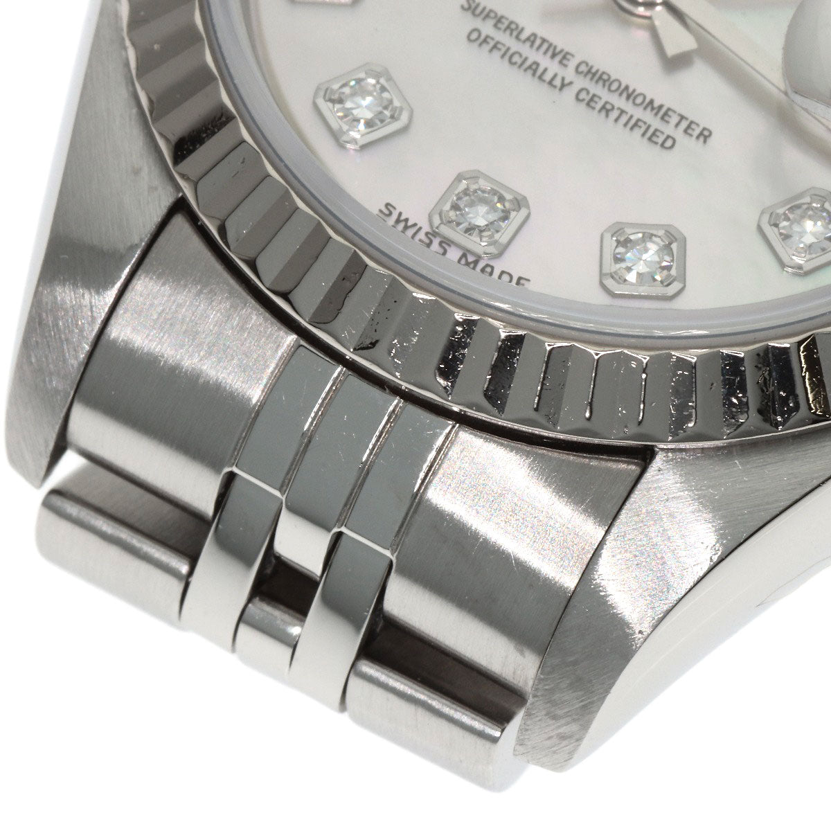 ROLEX DATEJUST 10P Diamond Watches 69174NG Stainless Steel/Stainless Steel Ladies