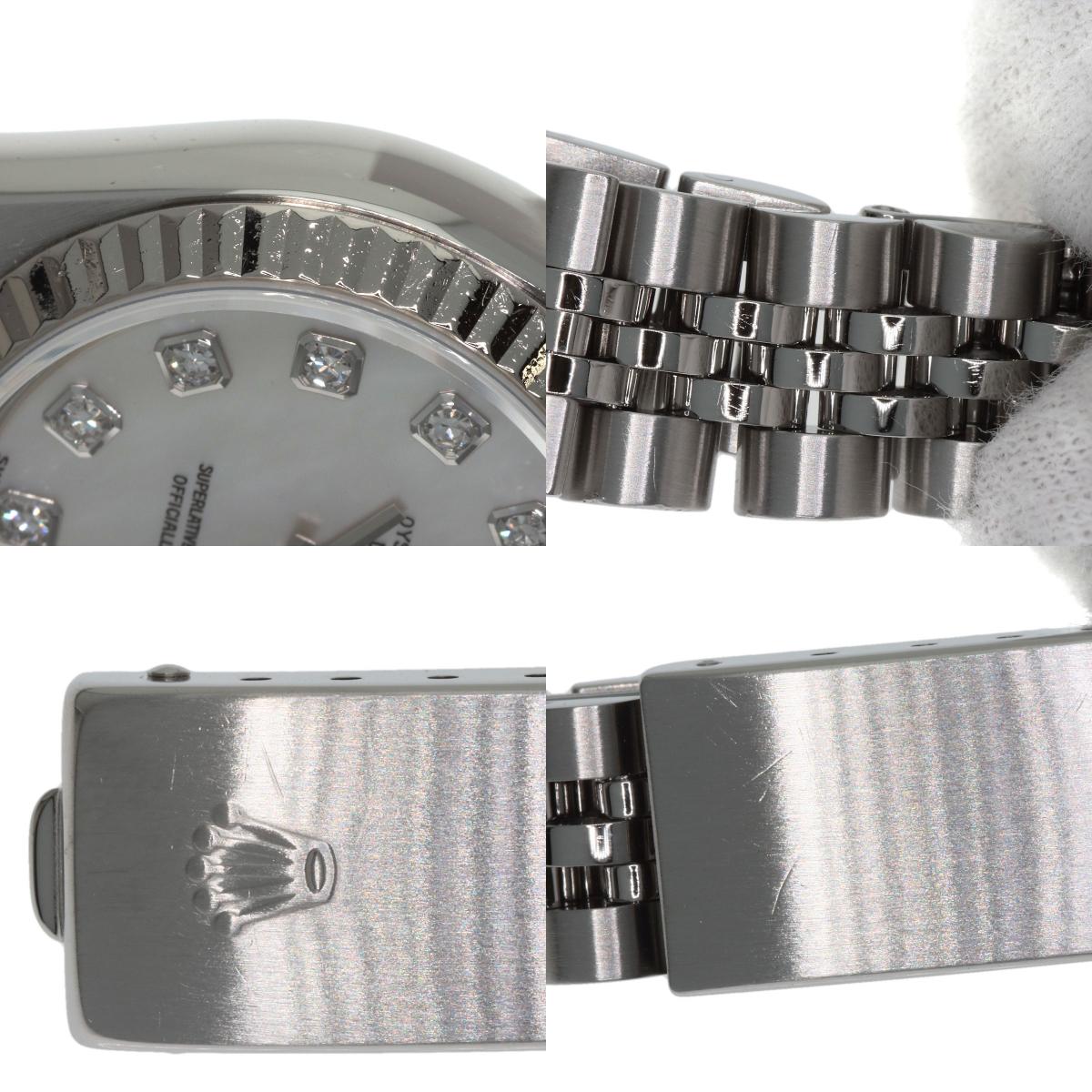 ROLEX DATEJUST 10P Diamond Watches 69174NG Stainless Steel/Stainless Steel Ladies