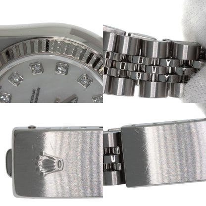 ROLEX DATEJUST 10P Diamond Watches 69174NG Stainless Steel/Stainless Steel Ladies
