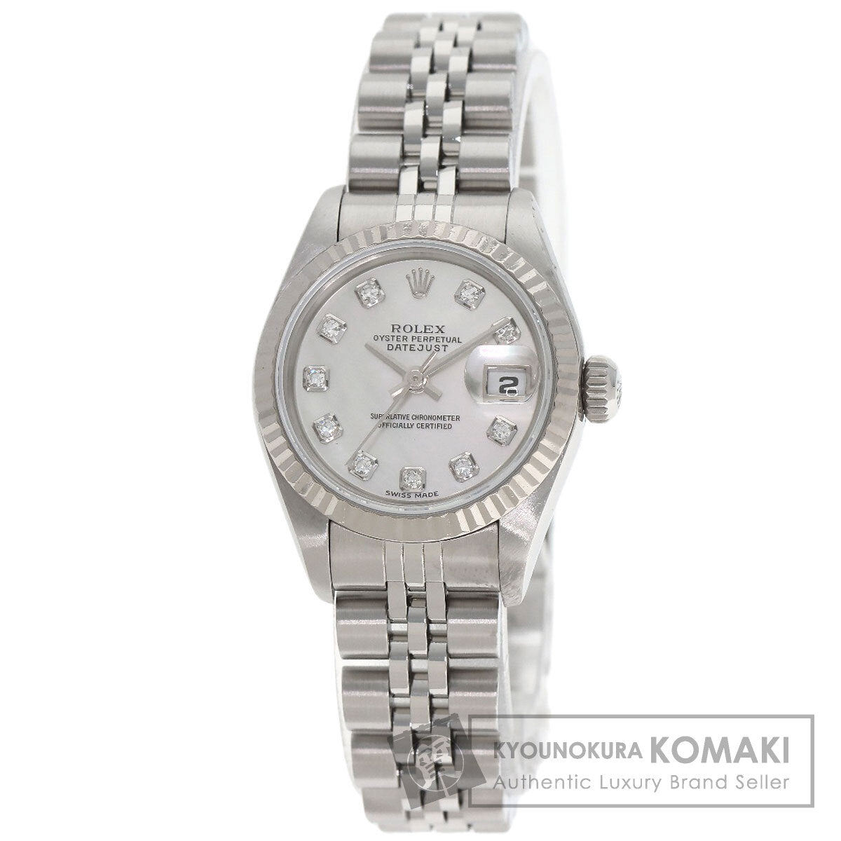 ROLEX DATEJUST 10P Diamond Watches 69174NG Stainless Steel/Stainless Steel Ladies