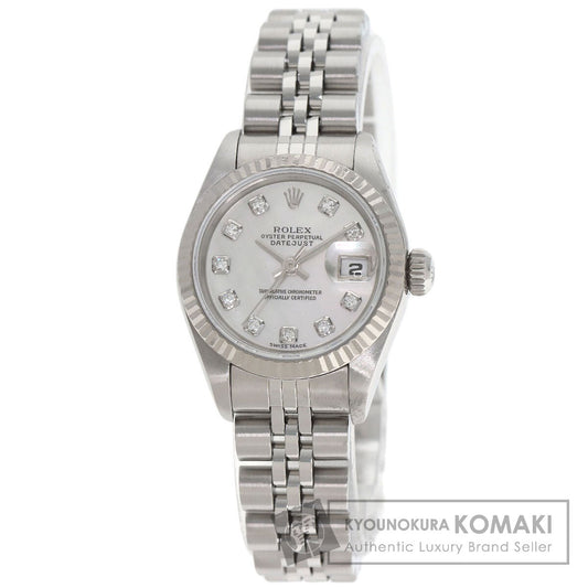 ROLEX DATEJUST 10P Diamond Watches 69174NG Stainless Steel/Stainless Steel Ladies