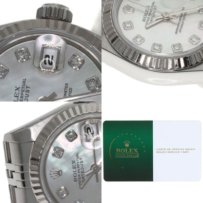 ROLEX DATEJUST 10P Diamond Watches 69174NG Stainless Steel/Stainless Steel Ladies