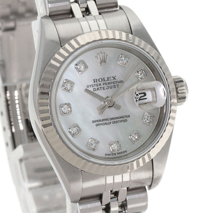 ROLEX DATEJUST 10P Diamond Watches 69174NG Stainless Steel/Stainless Steel Ladies