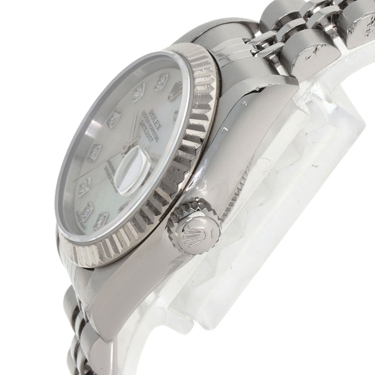 ROLEX DATEJUST 10P Diamond Watches 69174NG Stainless Steel/Stainless Steel Ladies