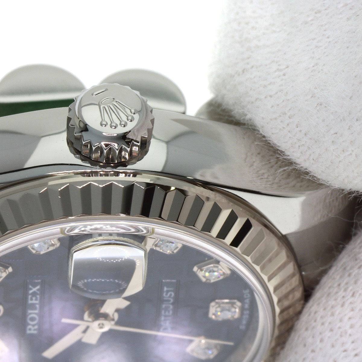 ROLEX DATEJUST 10P Diamond Watches 179174G Stainless Steel/Stainless Steel Ladies