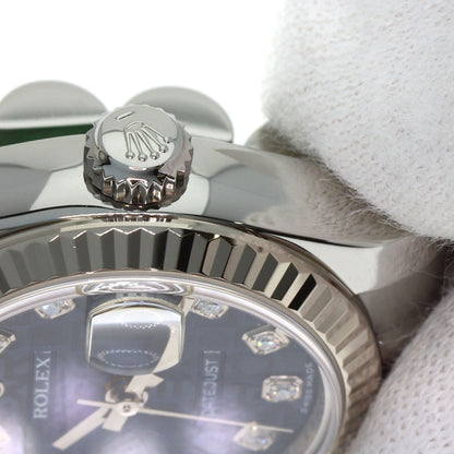 ROLEX DATEJUST 10P Diamond Watches 179174G Stainless Steel/Stainless Steel Ladies