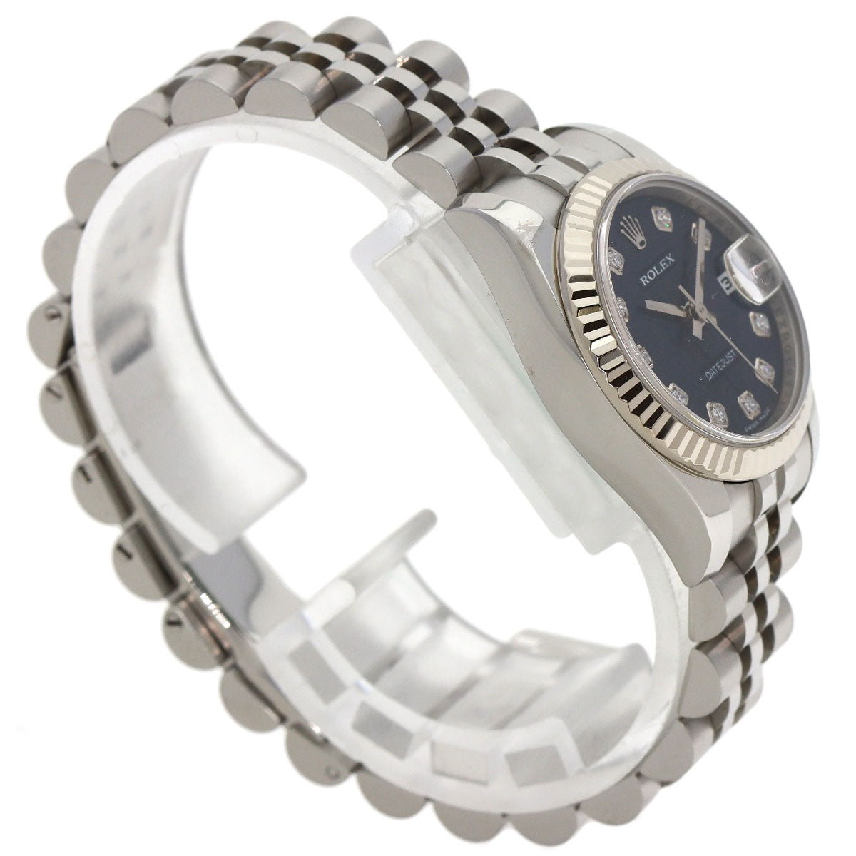 ROLEX DATEJUST 10P Diamond Watches 179174G Stainless Steel/Stainless Steel Ladies