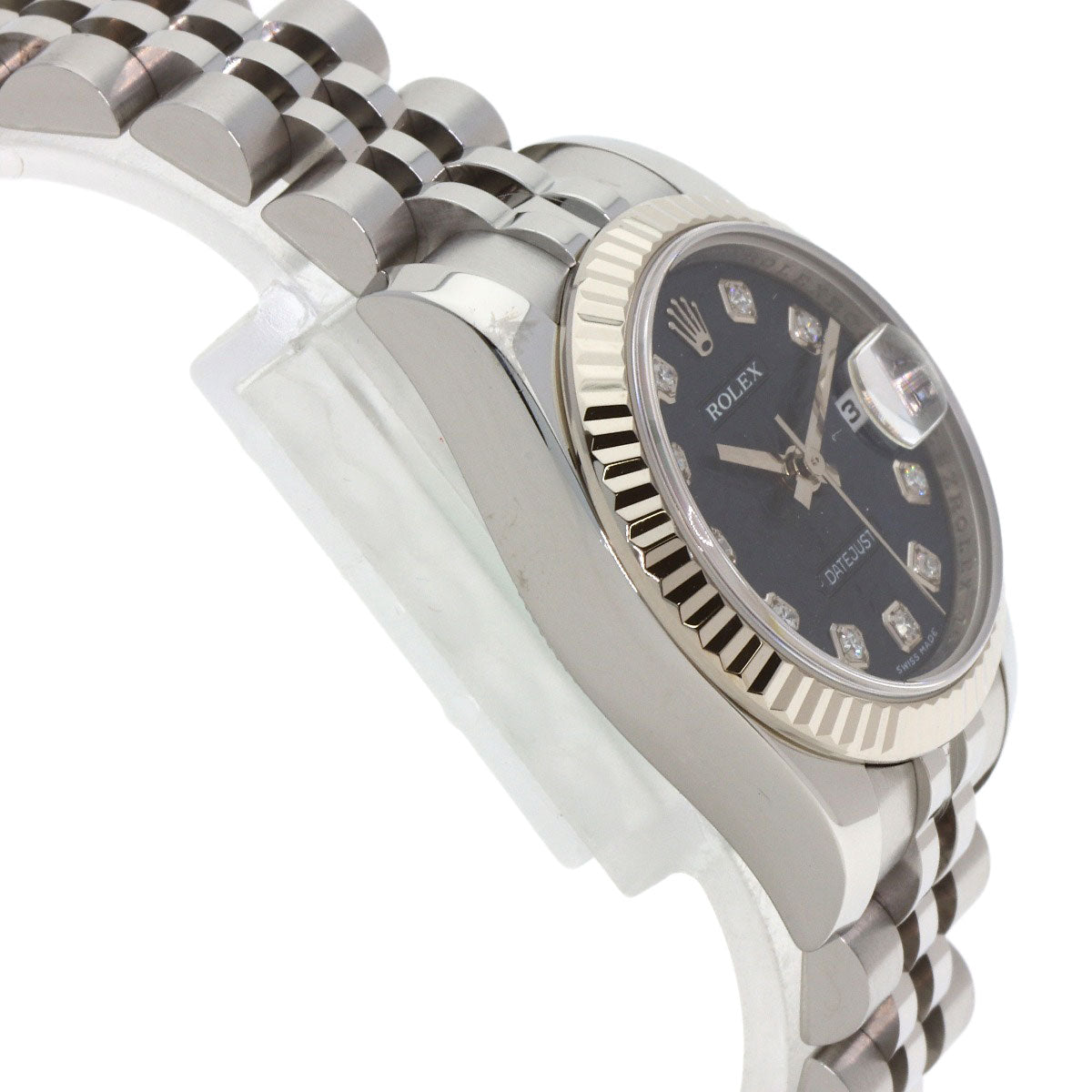 ROLEX DATEJUST 10P Diamond Watches 179174G Stainless Steel/Stainless Steel Ladies