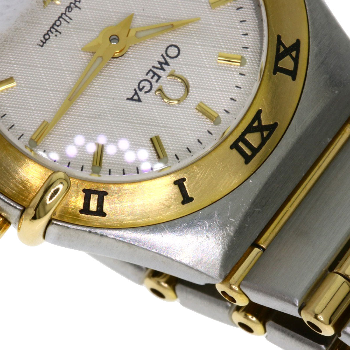 OMEGA Constellation Mini Full Bar Watches 1362.30 Stainless Steel/SSxK18YG Ladies