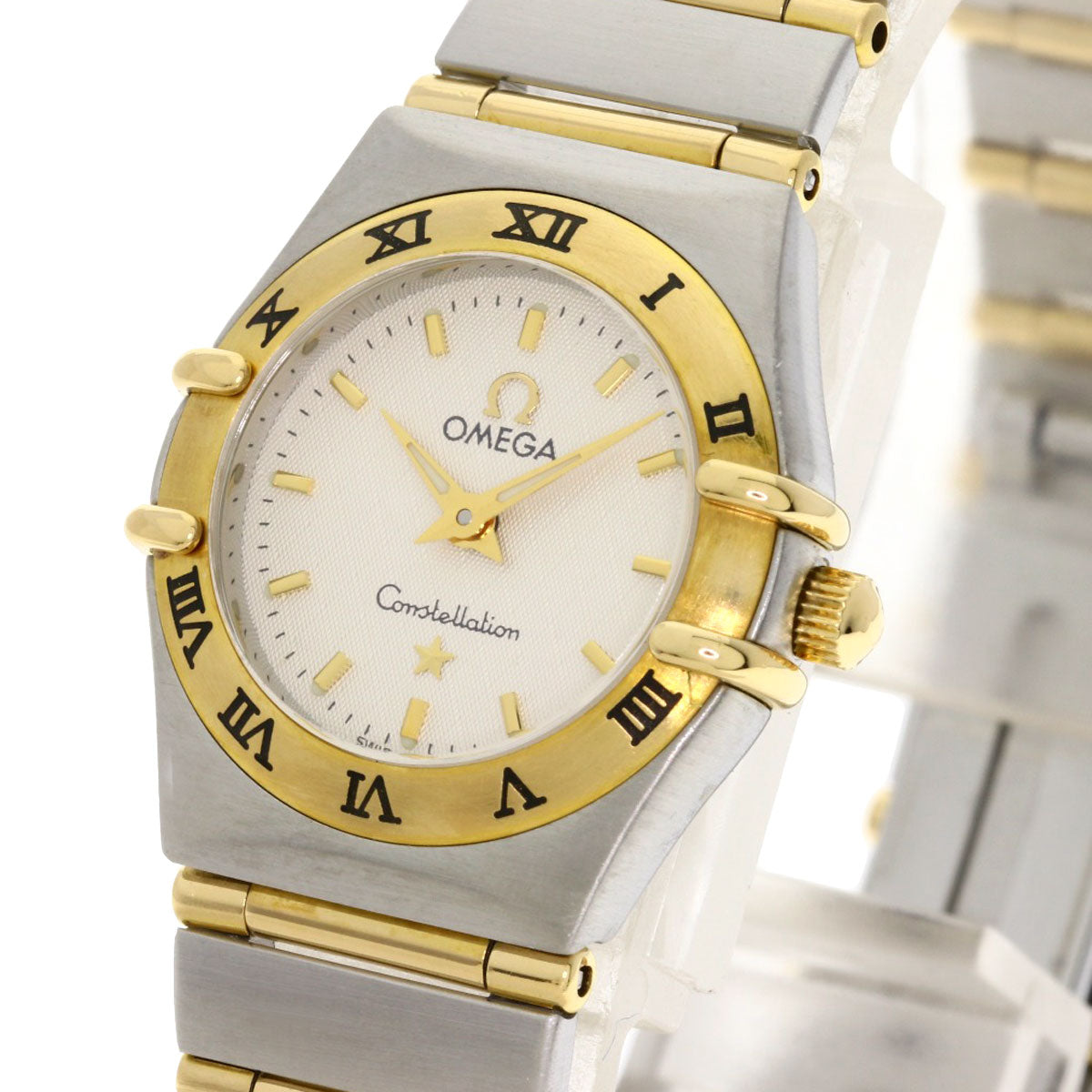 OMEGA Constellation Mini Full Bar Watches 1362.30 Stainless Steel/SSxK18YG Ladies