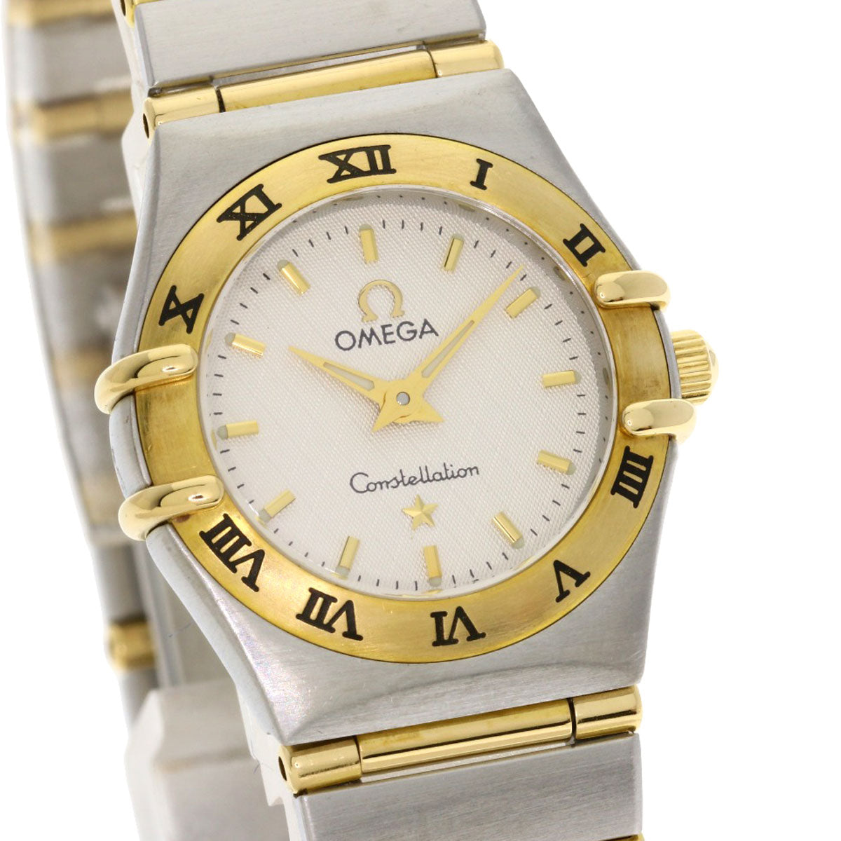 OMEGA Constellation Mini Full Bar Watches 1362.30 Stainless Steel/SSxK18YG Ladies