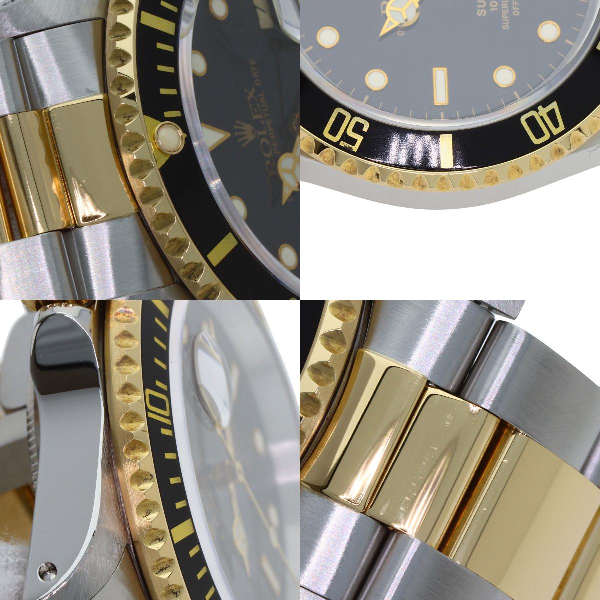 ROLEX Submarina Date Watches 16613 Stainless Steel/SSxK18YG mens