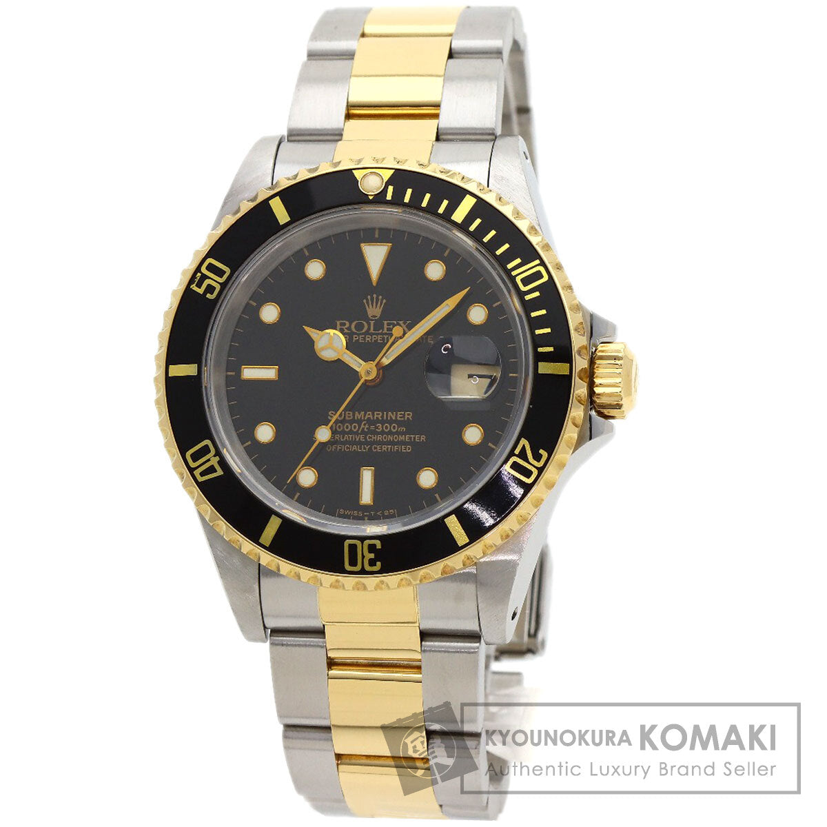 ROLEX Submarina Date Watches 16613 Stainless Steel/SSxK18YG mens
